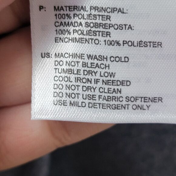 Adidas Gray/Slate Blue Full Zip Up Sweater Hooded W/ Thumb Holes Women's M - Picture 6 of 8